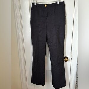Navy Pinstripe Pants